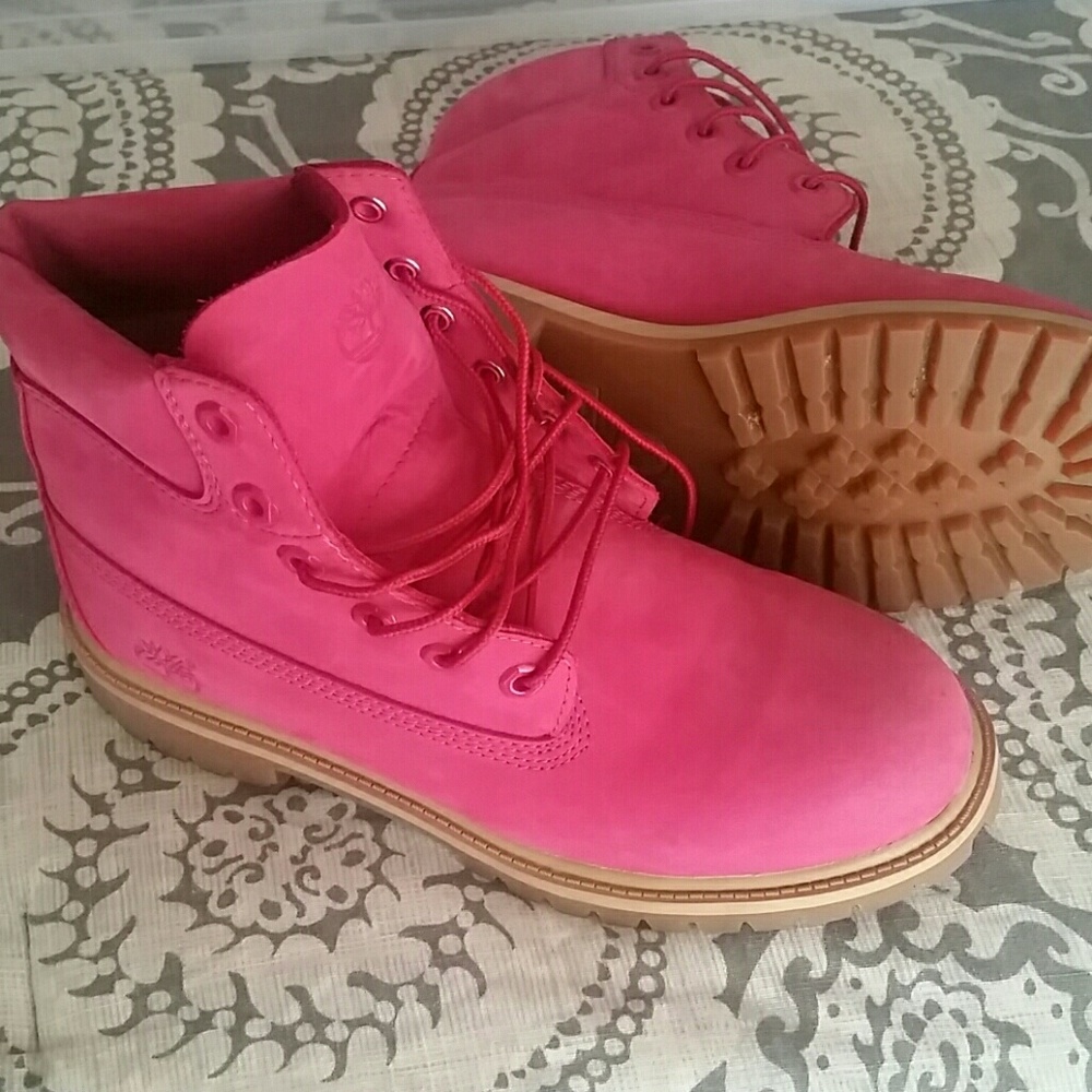 Pink timberlands